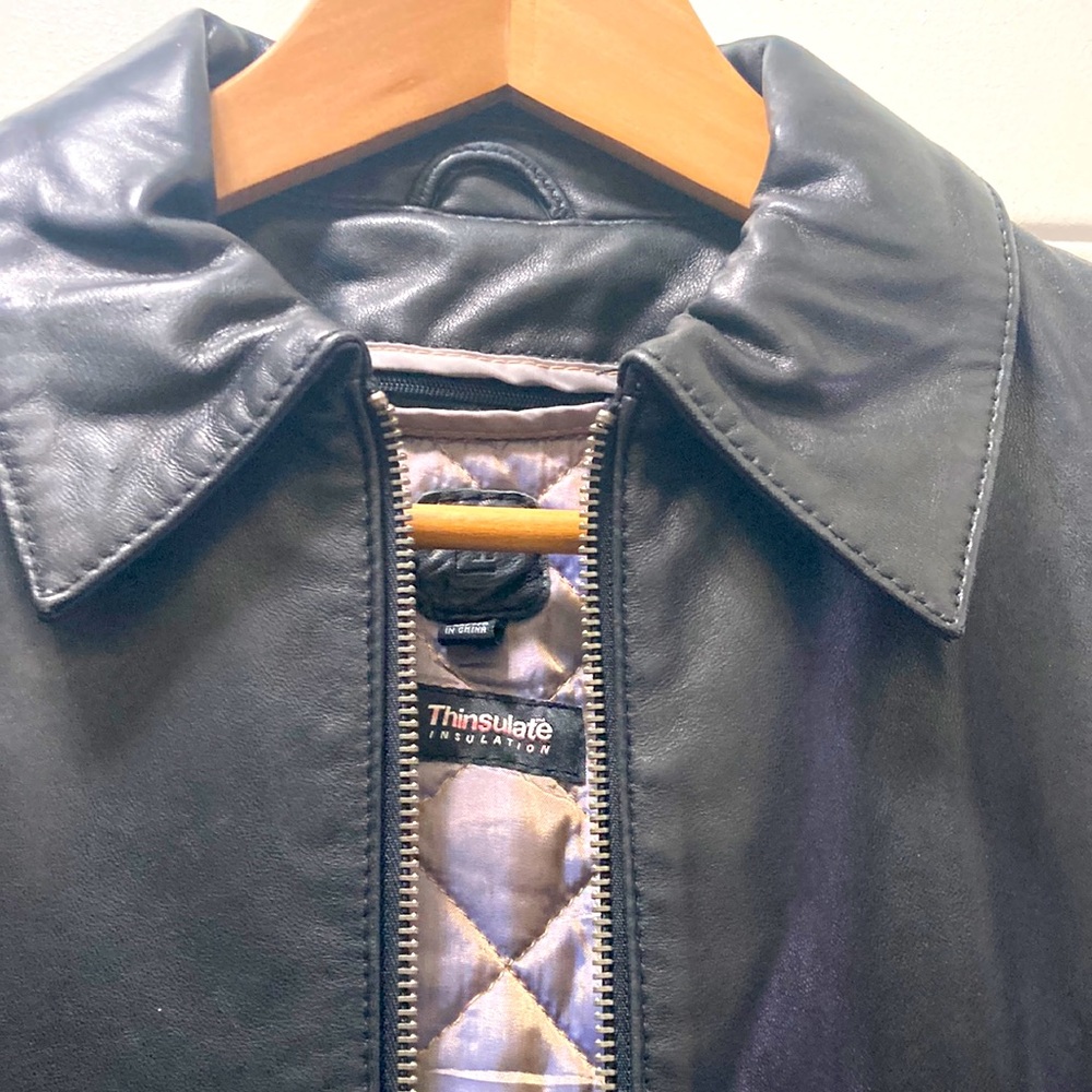 Woman’s Leather Scuba Jacket